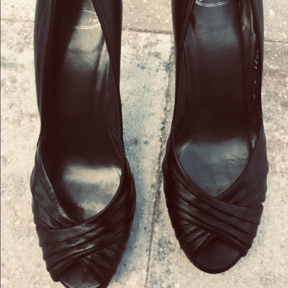 Stuart Weitzman Platform Peeptoe Pump - image 6